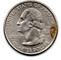 Estados Unidos - 2000P - 25 Cents - Massachusetts - State Quarter Dollar - Foto 2