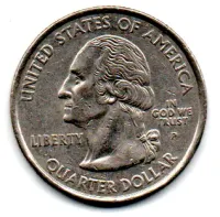 Estados Unidos - 2000P - 25 Cents - Massachusetts - State Quarter Dollar - Foto 2
