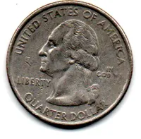 Estados Unidos - 2000P - 25 Cents - New Hampshire - State Quarter Dollar - Foto 2
