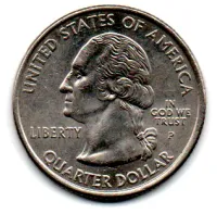 Estados Unidos - 2001P - 25 Cents - Kentucky - State Quarter Dollar - Soberba - Foto 2