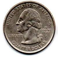 Estados Unidos - 2001P - 25 Cents - Kentucky - State Quarter Dollar - MBC - Foto 2