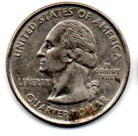 Estados Unidos - 2001D - 25 Cents - North Carolina - State Quarter Dollar - Foto 2