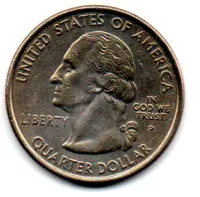 Estados Unidos - 2001P - 25 Cents - Rhode Island - State Quarter Dollar - Foto 2