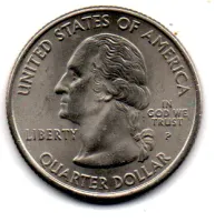Estados Unidos - 2001P - 25 Cents - New York - State Quarter Dollar - Soberba - Foto 2