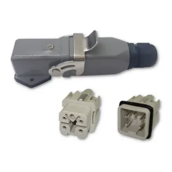 TOMADA MULTIPOLAR INDUSTRIAL  5 POLOS/ PINOS LADO DIFERENTE