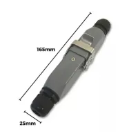 TOMADA MULTIPOLAR INDUSTRIAL 4 POLOS/ PINOS - 2 ENTRADAS SEM ENGATE - Foto 3