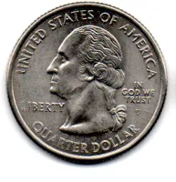 Estados Unidos - 2002D - 25 Cents - Indiana - State Quarter Dollar - Soberba - Foto 2