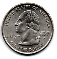 Estados Unidos - 2002P - 25 Cents - Indiana - State Quarter Dollar - Soberba - Foto 2