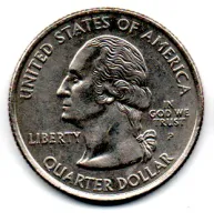 Estados Unidos - 2002P - 25 Cents - Indiana - State Quarter Dollar - MBC - Foto 2
