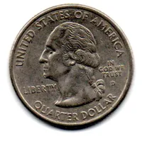 Estados Unidos - 2002D - 25 Cents - Mississippi - State Quarter Dollar - Foto 2