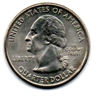 Estados Unidos - 2002P - 25 Cents - Mississippi - State Quarter Dollar - Soberba - Foto 2