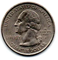 Estados Unidos - 2002P - 25 Cents - Mississippi - State Quarter Dollar - MBC - Foto 2