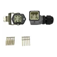 TOMADA MULTIPOLAR INDUSTRIAL 6 POLOS/ PINOS CRIMPAR LADO - Foto 3