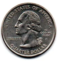 Estados Unidos - 2003P - 25 Cents - Maine - State Quarter Dollar - Soberba - Foto 2