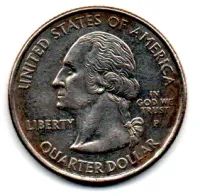 Estados Unidos - 2004P - 25 Cents - Florida - State Quarter Dollar - Foto 2
