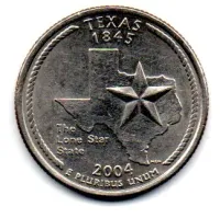 Estados Unidos - 2004P - 25 Cents - Texas - State Quarter Dollar - MBC