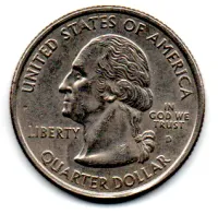 Estados Unidos - 2004D - 25 Cents - Michigan - State Quarter Dollar - MBC - Foto 2