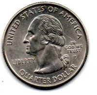 Estados Unidos - 2004P - 25 Cents - Michigan - State Quarter Dollar - Foto 2