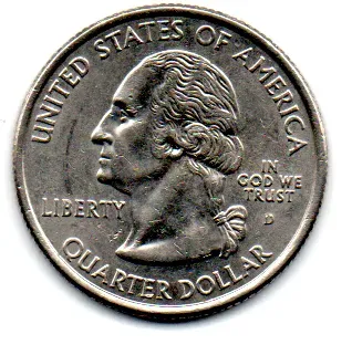 Estados Unidos - 2005D - 25 Cents - Oregon - State Quarter Dollar - MBC - Foto 2