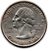 Estados Unidos - 2005D - 25 Cents - Oregon - State Quarter Dollar - Foto 2