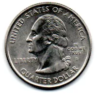 Estados Unidos - 2005D - 25 Cents - Kansas - State Quarter Dollar - Soberba - Foto 2
