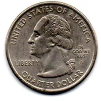 Estados Unidos - 2005D - 25 Cents - Kansas - State Quarter Dollar - MBC - Foto 2