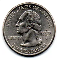 Estados Unidos - 2005D - 25 Cents - West Virginia - State Quarter Dollar - Soberba - Foto 2