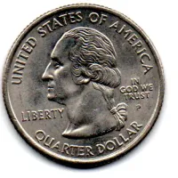 Estados Unidos - 2006P - 25 Cents - Nebraska - State Quarter Dollar - Soberba - Foto 2