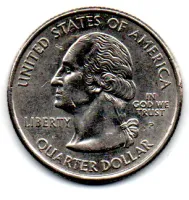 Estados Unidos - 2006P - 25 Cents - Nebraska - State Quarter Dollar - MBC - Foto 2
