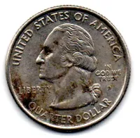 Estados Unidos - 2006D - 25 Cents - South Dakota - State Quarter Dollar - Foto 2