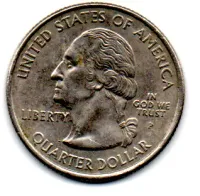 Estados Unidos - 2006P - 25 Cents - South Dakota - State Quarter Dollar - Foto 2