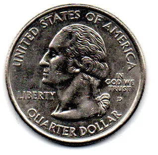 Estados Unidos - 2006D - 25 Cents - North Dakota - State Quarter Dollar - MBC - Foto 2