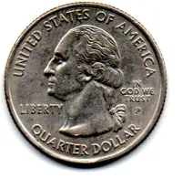 Estados Unidos - 2006P - 25 Cents - North Dakota - State Quarter Dollar - MBC - Foto 2