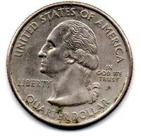 Estados Unidos - 2006P - 25 Cents - North Dakota - State Quarter Dollar - Foto 2