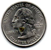 Estados Unidos - 2006P - 25 Cents - Nevada - State Quarter Dollar - Foto 2