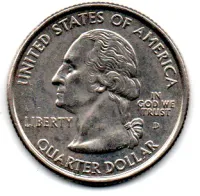 Estados Unidos - 2008D - 25 Cents - New Mexico - State Quarter Dollar - MBC - Foto 2