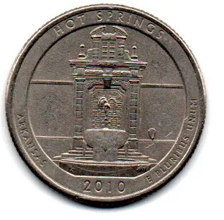 Estados Unidos - 2010P - 25 Cents - Arkansas - Park Quarter Dollar