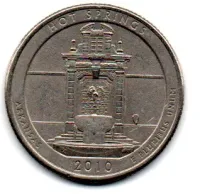 Estados Unidos - 2010P - 25 Cents - Arkansas - Park Quarter Dollar