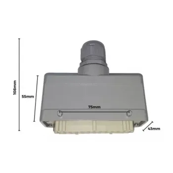 PLUG TOMADA MULTIPOLAR INDUSTRIAL 24 POLOS/ PINOS FEMEA - Foto 2