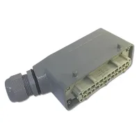 PLUG TOMADA MULTIPOLAR INDUSTRIAL 24 POLOS/ PINOS FEMEA - Foto 4