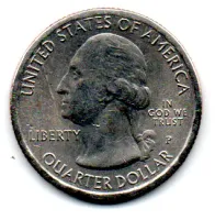 Estados Unidos - 2013P - 25 Cents - New Hampshire - Park Quarter Dollar - Foto 2
