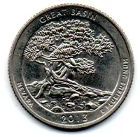 Estados Unidos - 2013D - 25 Cents - Nevada - Park Quarter Dollar - Soberba
