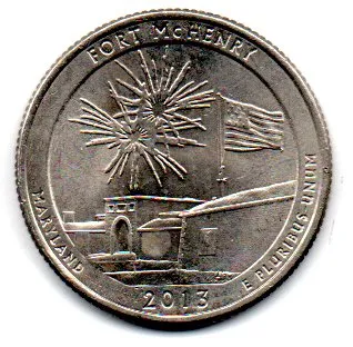 Estados Unidos - 2013P - 25 Cents - Maryland - Park Quarter Dollar