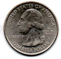Estados Unidos - 2013D - 25 Cents - South Dakota - Park Quarter Dollar - MBC - Foto 2