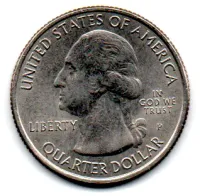 Estados Unidos - 2014P - 25 Cents - Virginia - Park Quarter Dollar - Soberba - Foto 2