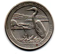 Estados Unidos - 2015D - 25 Cents - Delaware - Park Quarter Dollar