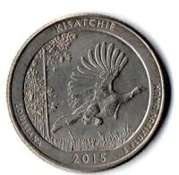 Estados Unidos - 2015P - 25 Cents - Louisiana - Park Quarter Dollar - MBC
