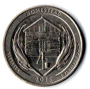 Estados Unidos - 2015D - 25 Cents - Nebraska - Park Quarter Dollar - MBC