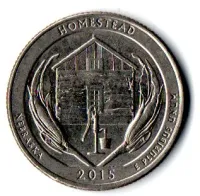 Estados Unidos - 2015D - 25 Cents - Nebraska - Park Quarter Dollar - MBC