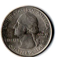 Estados Unidos - 2015D - 25 Cents - Nebraska - Park Quarter Dollar - MBC - Foto 2